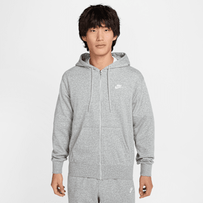 Nike Club Men's Full-Zip French Terry Hoodie. Nike SG